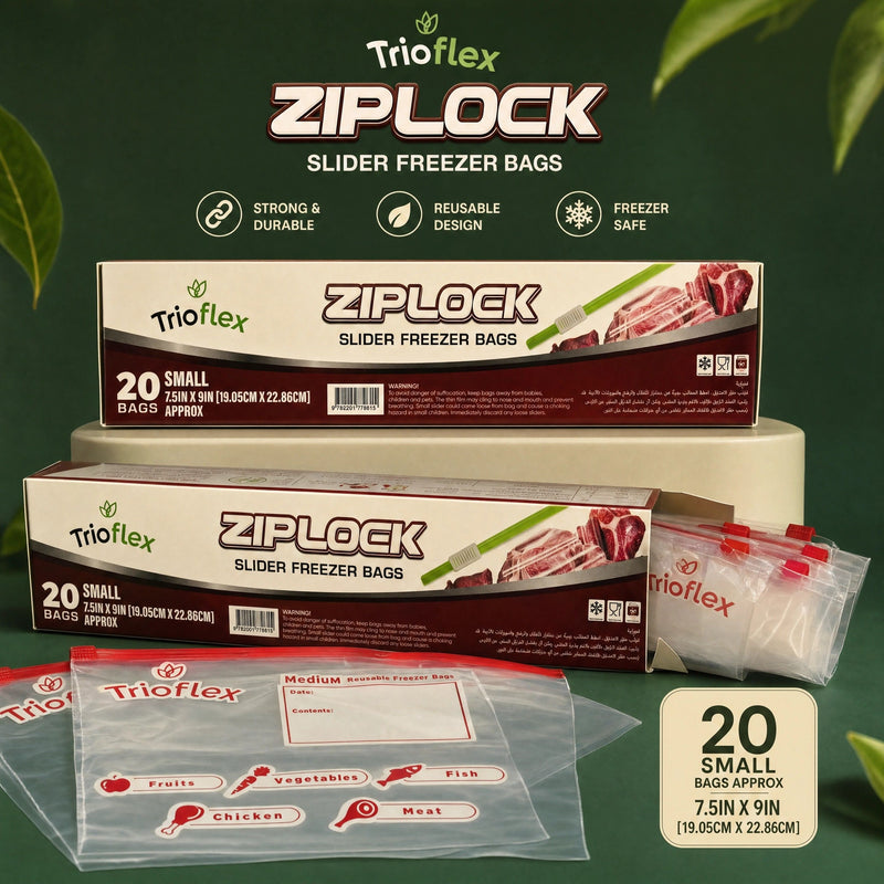 ZIP LOCK BAGS 20 PCS (LARGE)