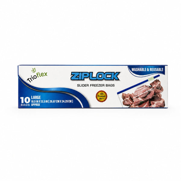 ZIP LOCK BAGS 10 PCS (LARGE)