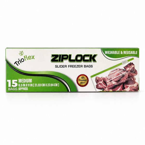 ZIP LOCK BAGS 15 PCS (LARGE)
